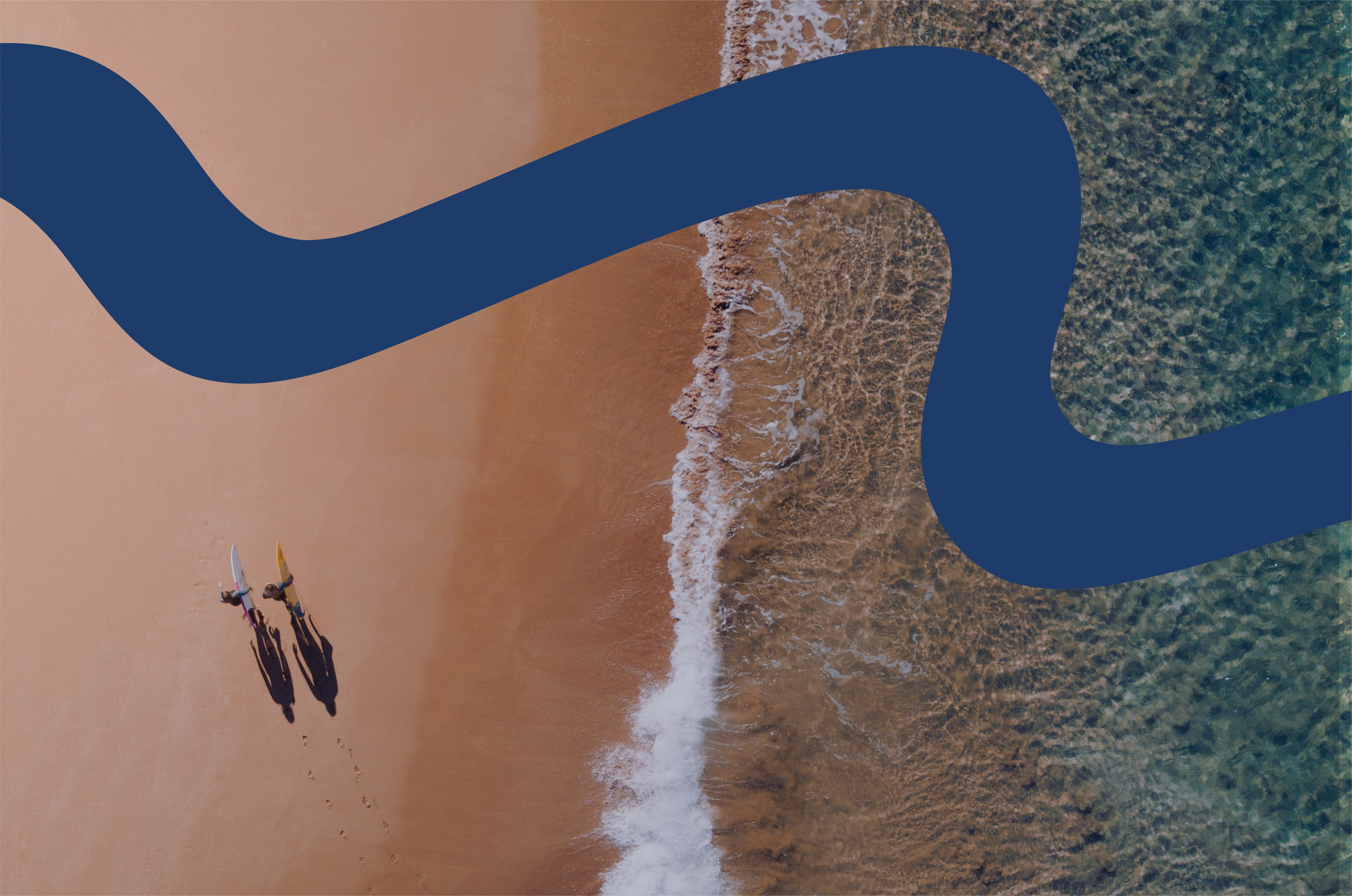 Vue aérienne du BodyGo SurfHouse à Capbreton, en pleine nature dans les Landes
